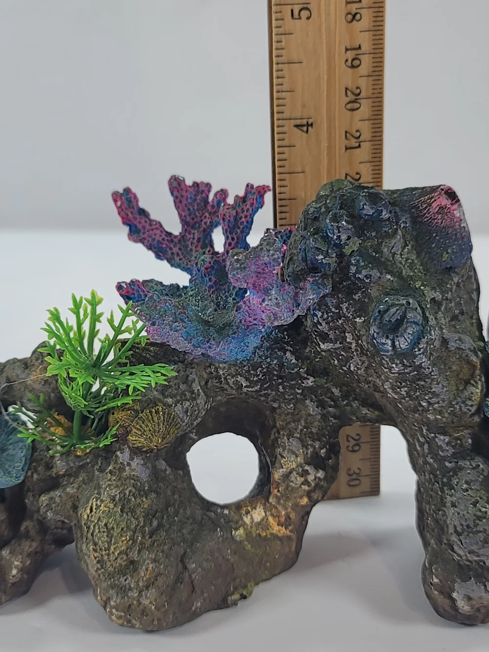 Colorful Coral Rock Archway Swim Thru Decoration For Aquarium Fish Tank